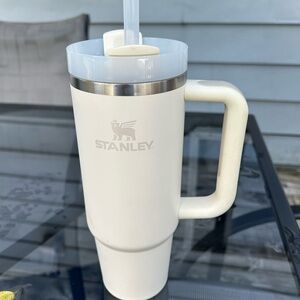 Stanley Cream Insulated Thermos with Handle